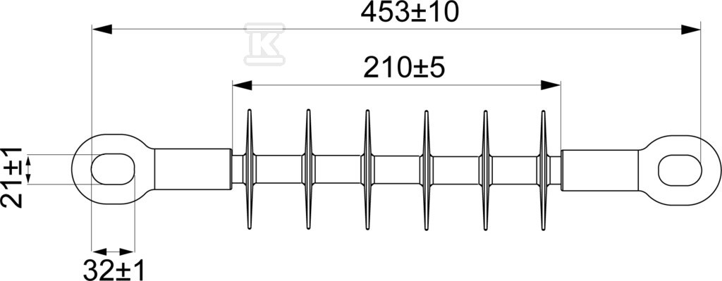 Izolator de deformare compozit - SDI90.280